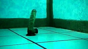 I was rubbin my latina ass with my fav toy, but I slipped up in private.