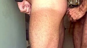 Man, that hairy dude wrecked my ass and filled me up with cum, damn!