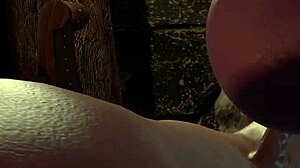 sexy purple elf's big butt bounces in pov