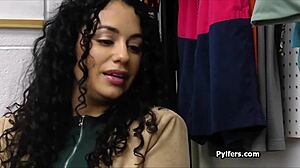 i fucked the latina milf in the back office