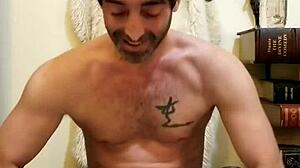 Sexy Man Does Yoga With Max Shenanigans