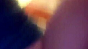 Ex Girlfriend Rides Shaved Pussy Close-Up