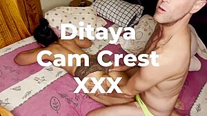 Ditaya Enjoys Cam Crest's Sexy Body Massage