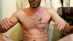 Sexy Man Does Yoga With Max Shenanigans