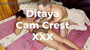 Ditaya Enjoys Cam Crest's Sexy Body Massage