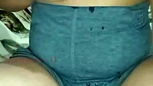 With desire, she touches her pussy nicely in part two