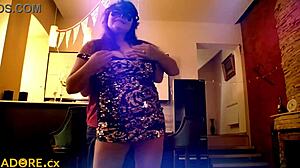 Mature MILF Seduced with Intense Muff Diving at Party.