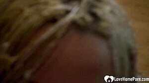 my gf in lingerie takes a deep doggystyle pounding