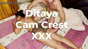 Ditaya Enjoys Cam Crest's Sexy Body Massage