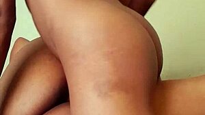 Intense pussy stretching leads to creampie on big tits and ass