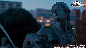 Intense Street Pickup Of Tattooed Fitness Teen