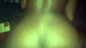 Ebony nympho's petite frame craves big cock