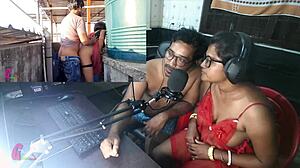 Agni Bhabi Reacts to Outdoor Rooftop Action.