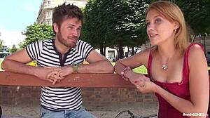 Anna Pervenche Sucks Cock, Licks Balls, Fingers Pussy, Offers Ass