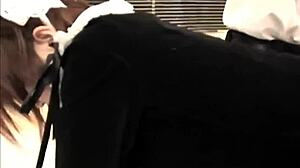 Asian Maid Pleasured In Hotel Room