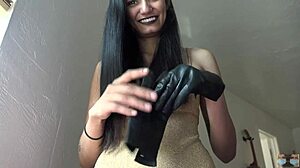 What about that gold leotard in the solo performance?