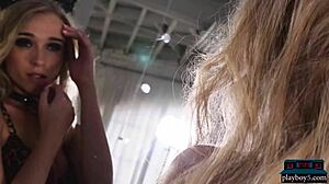 Hot blonde milf model riley anne shows off her perfect ass and the rest for playboy