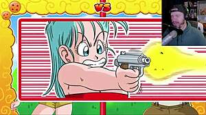 Bulma's uncensored adventure with monsters in hentai