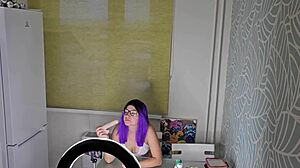 Young Teen 18+ Gives Sloppy Blowjob In Homemade Porn