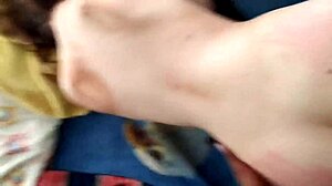 white teen getting pussy stretched by mature