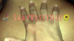 I'm bent over outdoors taking big black cock doggystyle for locals