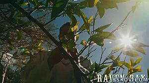 Pornstar gets plowed by massive BBC in hardcore action. Intense handjob and cum in mouth finish the scene.