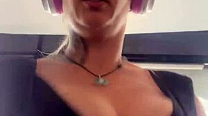 Training At The Gym, My Breasts Jumped Out, Got So Horny