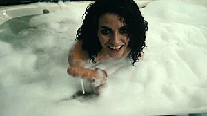 Hey, watch this Latina teen shove dildo deep till she cums!