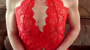 Belgian Milf Models Red Lingerie