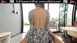 pretty latina gets cum on ass in pov reality sex?