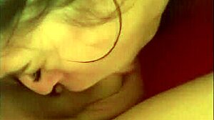 Swallow my cum, submissive wife!