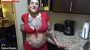 gia lovely pregnant tits pounded by big cock in pov masturbation