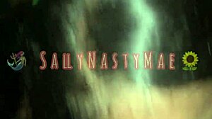 I'm bent over outdoors taking big black cock doggystyle for locals