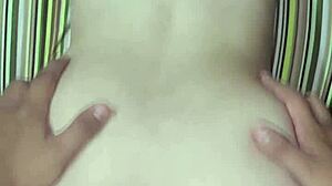 Stepfather Pounds Big Ass In Doggy And Cums On Tits