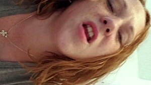 Bathroom Quickie with Busty Wife