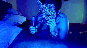 Asian Gives Sloppy Blowjob to Monster Cock