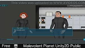 This public scene in malevolent planet unity2d is erotic