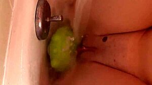 Brunette lesbian licks her busty bff's pussy passionately