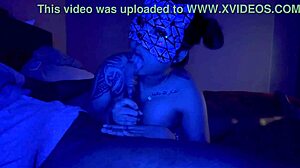 Asian Gives Sloppy Blowjob to Monster Cock