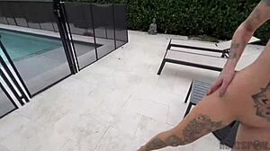 Cassidy Luxe Gets Fucked Outside by J Mac's Big Dick 😏