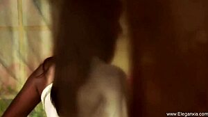 Watch her natural indian body move in massage!