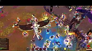 anime lesbian pussy fucking with squirting and beer spitting