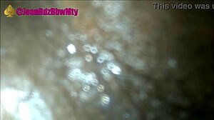 BBW milf gives a black kiss to her lover in this cuckold story, licking ass and rimming old man