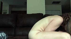 Lonely White Girl Feels Desire Sucking Big Black Cock