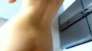 omg, check out this blonde girlfriend deepthroating a huge cock on hidden cam 😍