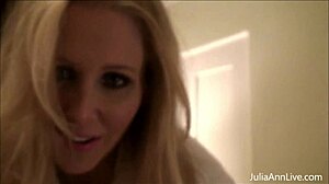 Cougar Julia Ann Delivers Epic Tit Fuck and Drains Jizz