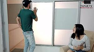 Best Moments of Stepmother's Rough Blowjob After Catching Her Masturbating