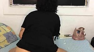 Almost Caught Riding Huge Dildo to Orgasm by Neighbors?