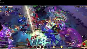 anime lesbian pussy fucking with squirting and beer spitting