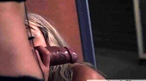 Valerie White In Cute Tiny Blonde Bondage Lingerie